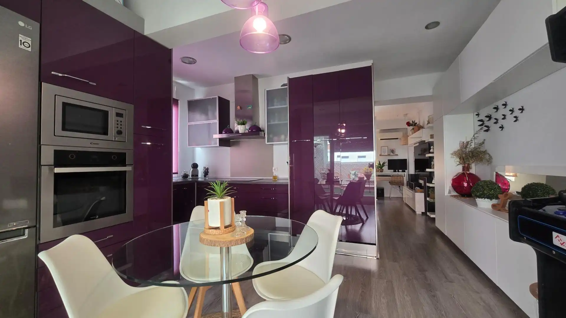 Cocina de Ático en venta en Valencia con Aire acondicionado y Terraza