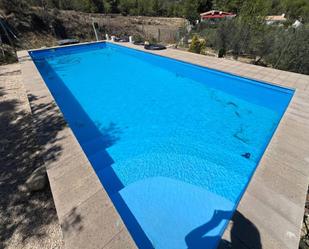 Swimming pool of House or chalet for sale in Ibi  with Air Conditioner, Heating and Private garden