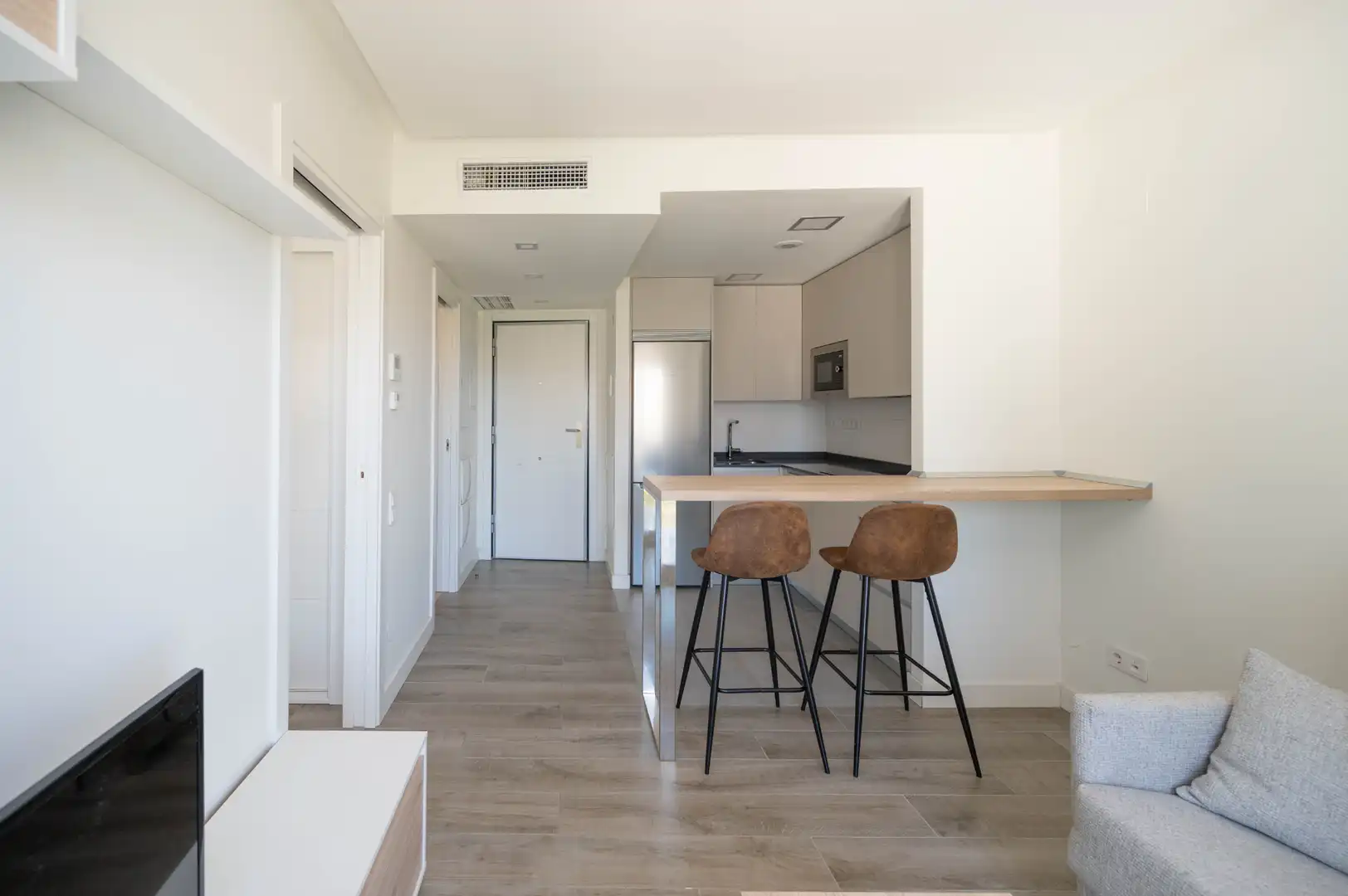 Cuina de Apartament de lloguer en Madrid amb Aire condicionat, Calefacció i Traster