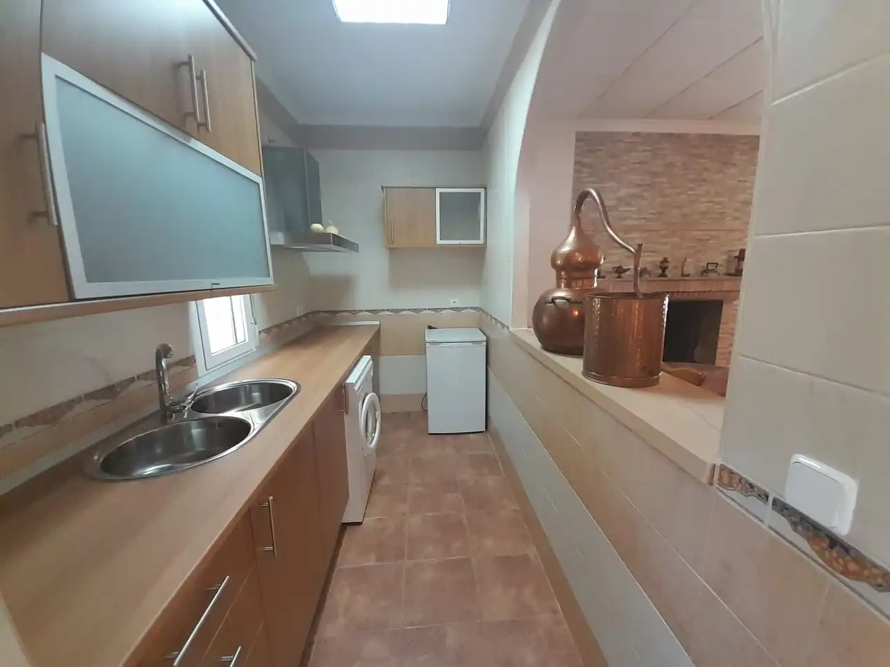 Cocina de Finca rústica en venta en Almodóvar del Campo con Trastero, Piscina y Amueblado