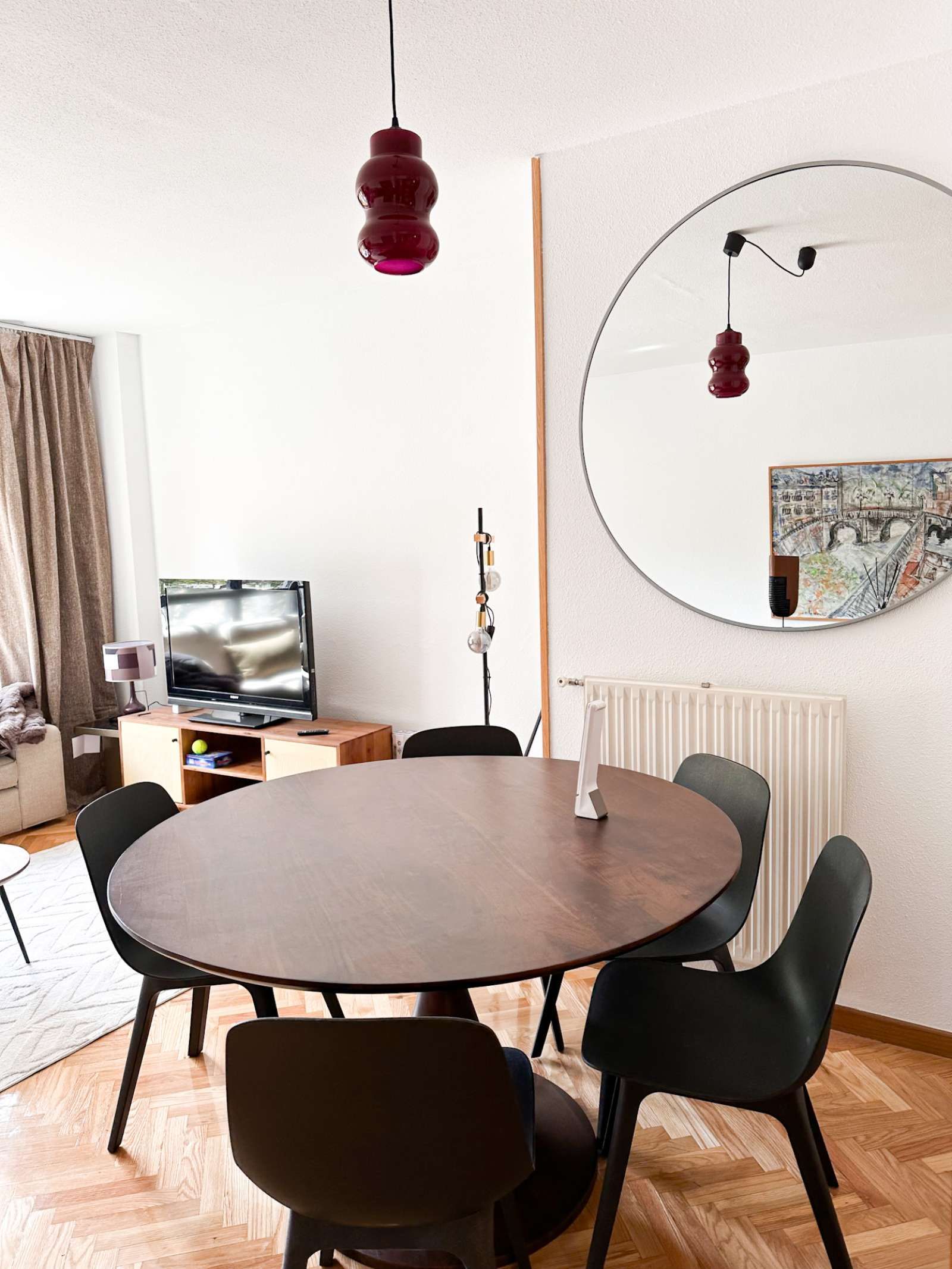 Dining room of Apartment for share in  Madrid Capital  with Air Conditioner, Heating and Terrace