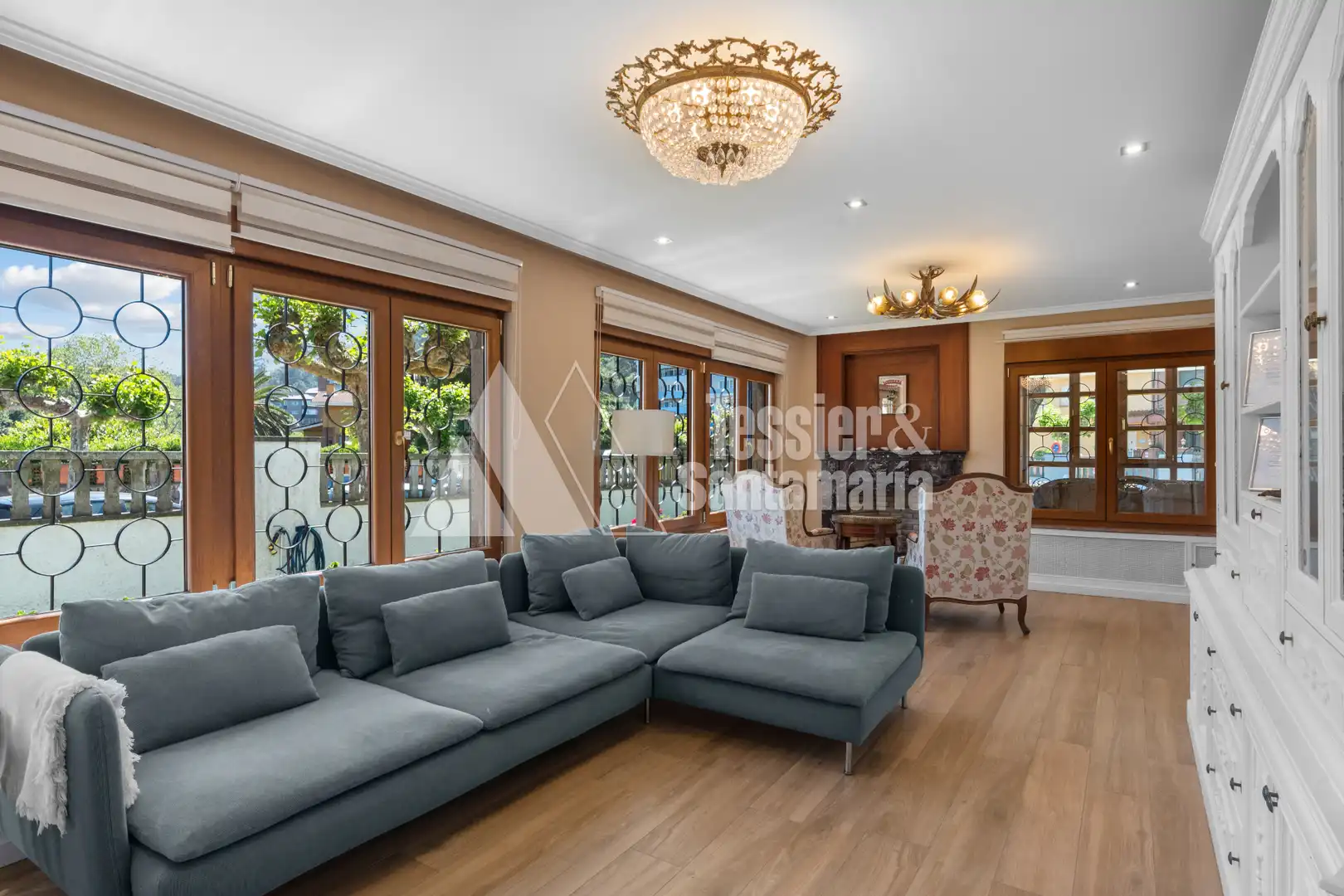 Sala de estar de Casa o chalet en venta en Castrillón con Calefacción, Jardín privado y Terraza