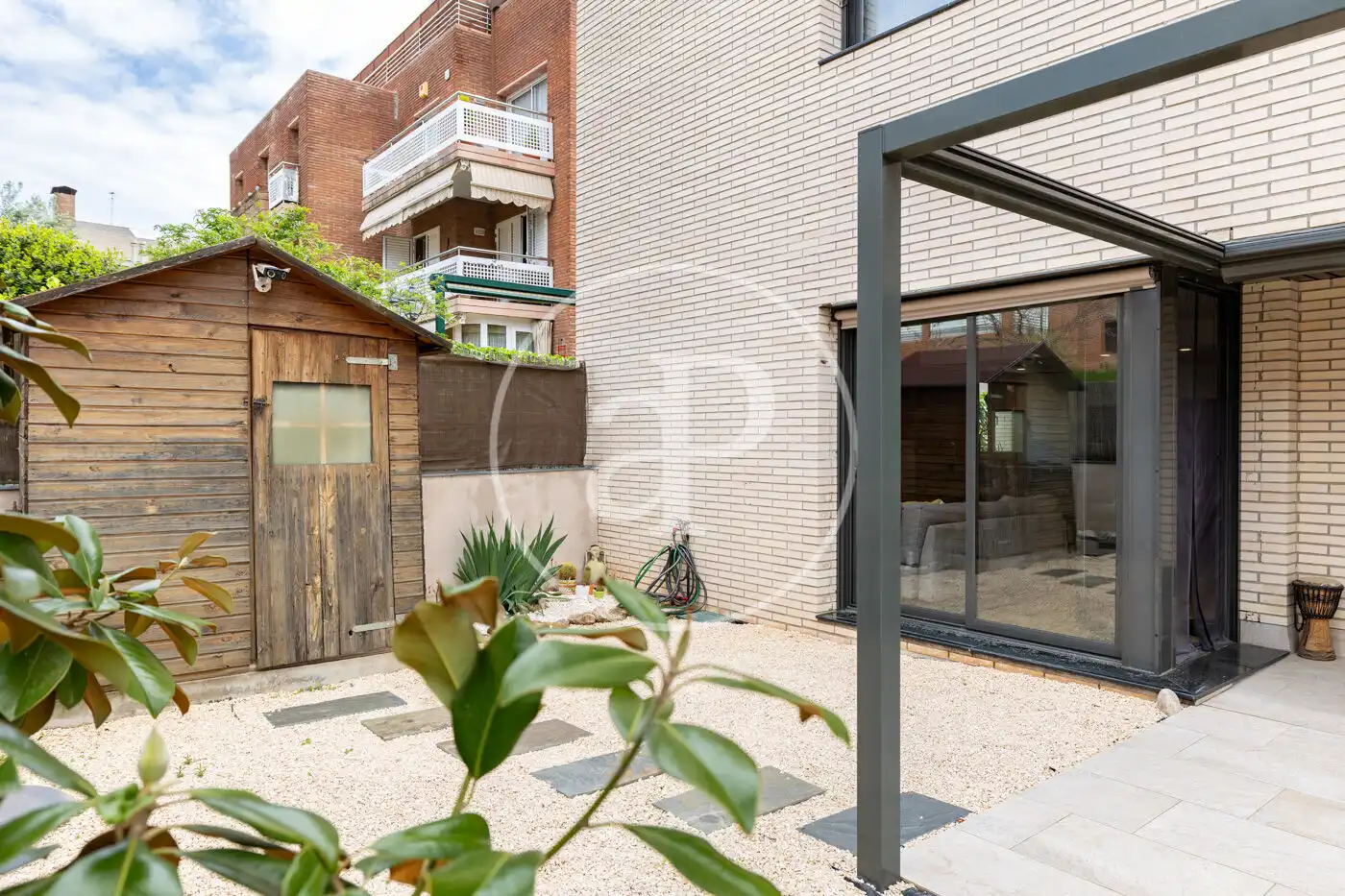 Terrasse von Wohnung zum Verkauf in Esplugues de Llobregat mit Klimaanlage, Heizung und Privatgarten