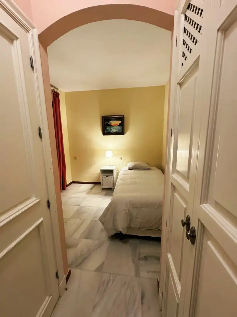 Bedroom of Flat for rent in El Puerto de Santa María  with Air Conditioner, Terrace and Furnished