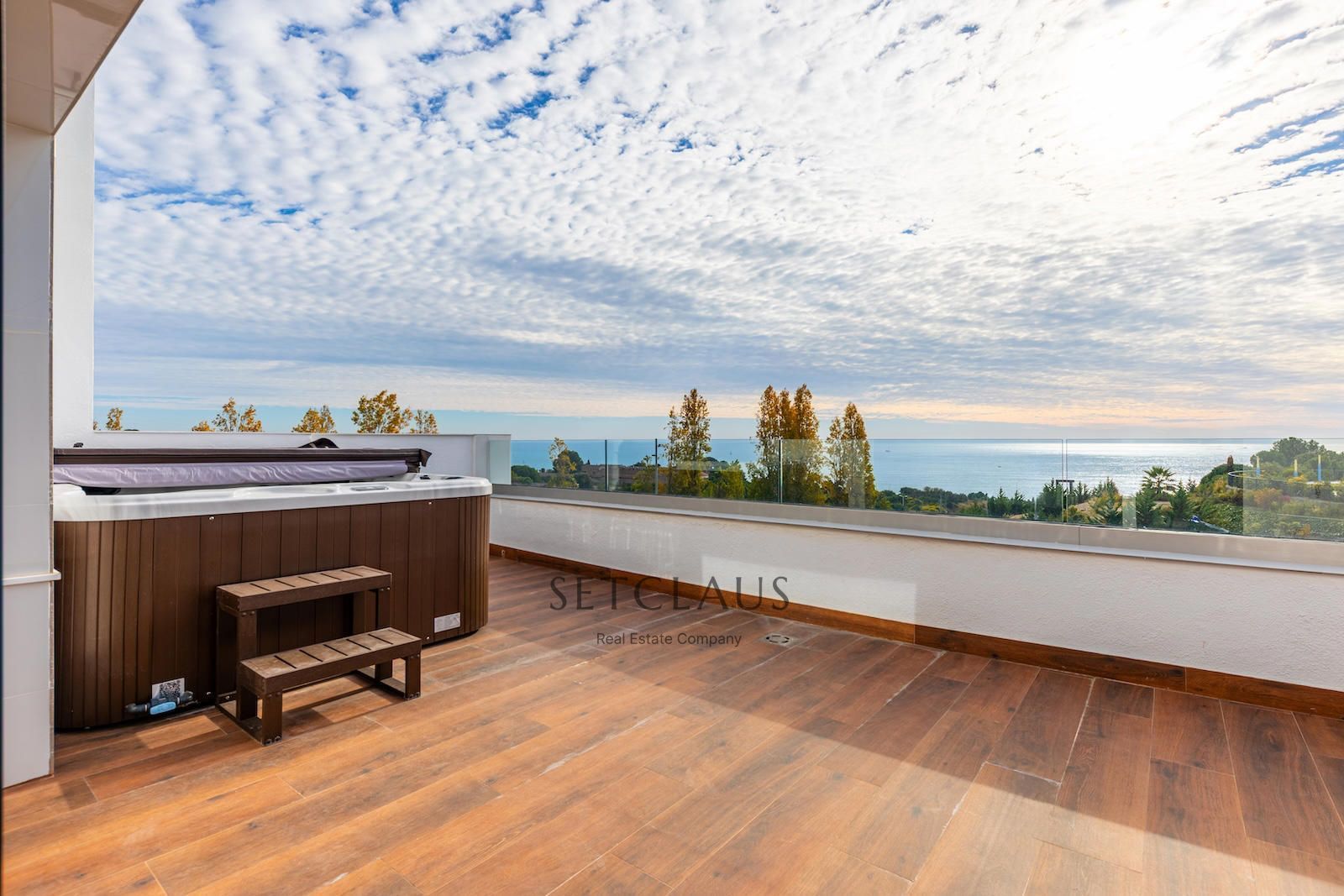 Terrace of Single-family semi-detached for sale in Montgat  with Air Conditioner, Heating and Private garden