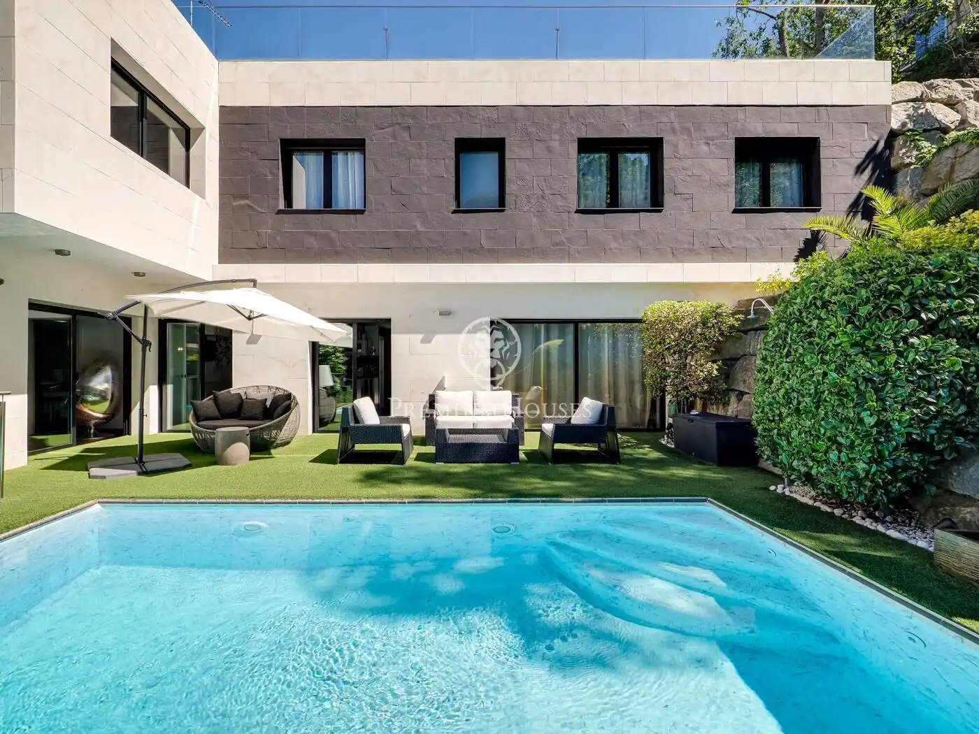 Terraza de Casa o chalet en venta en Barcelona con Aire acondicionado, Jardín privado y Terraza