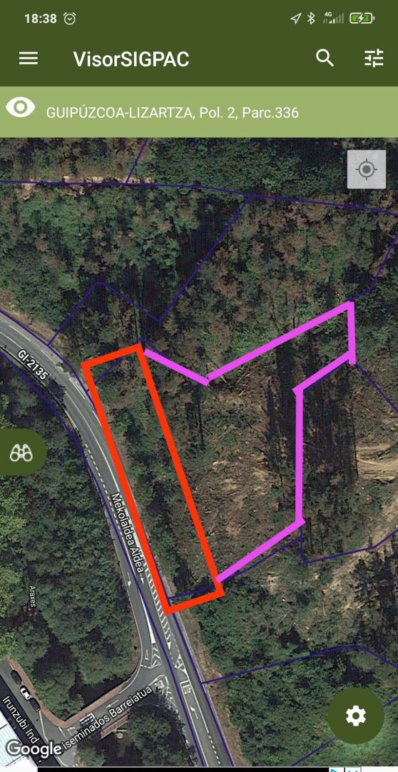 Grundstücke zur Miete in Lizartza