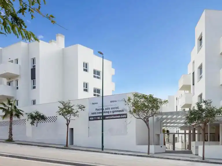 Außenansicht von Wohnung zur Miete in Málaga Capital mit Klimaanlage und Schwimmbad