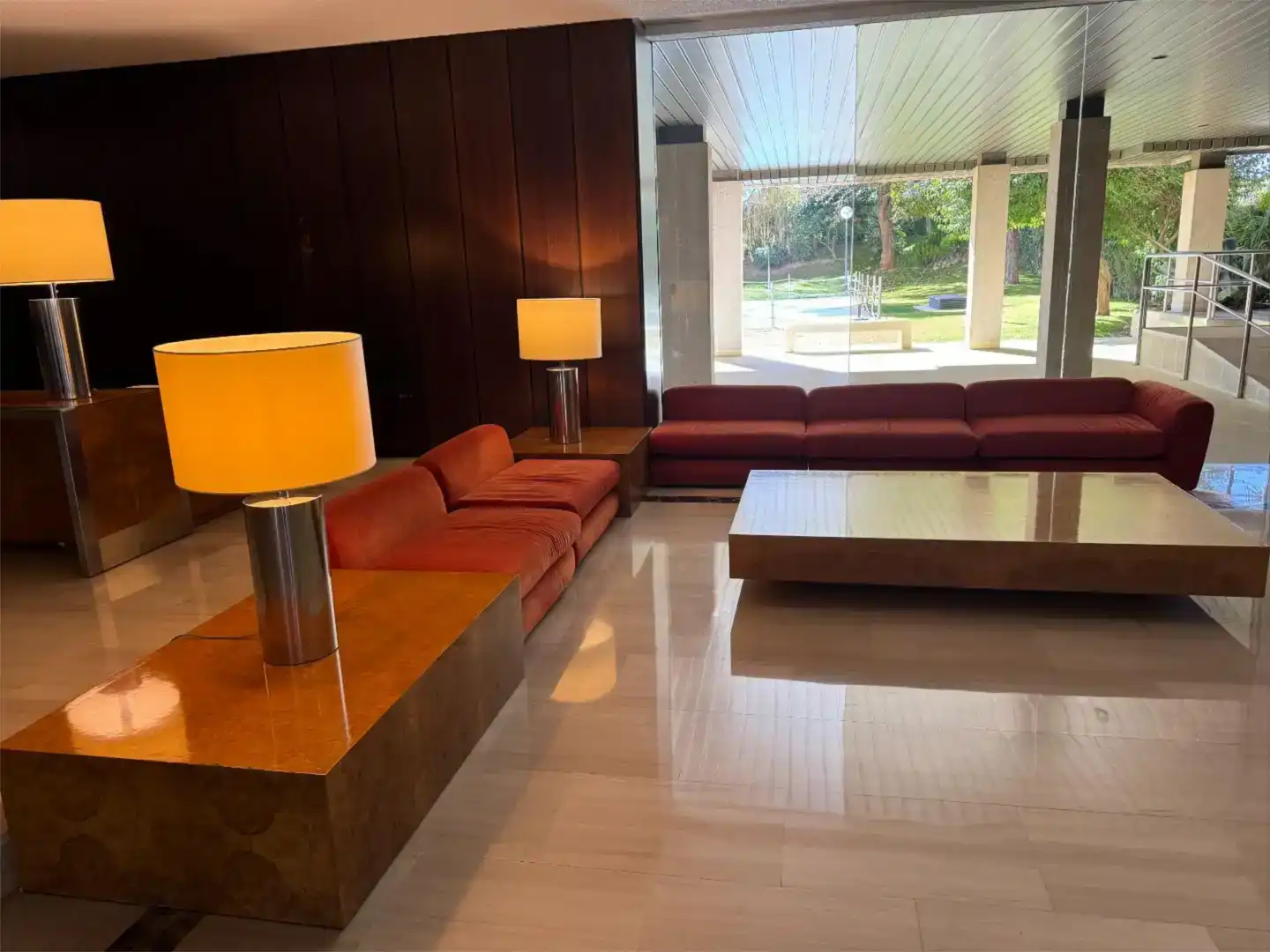 Sala de estar de Piso de alquiler en Madrid con Aire acondicionado, Jardín privado y Parquet