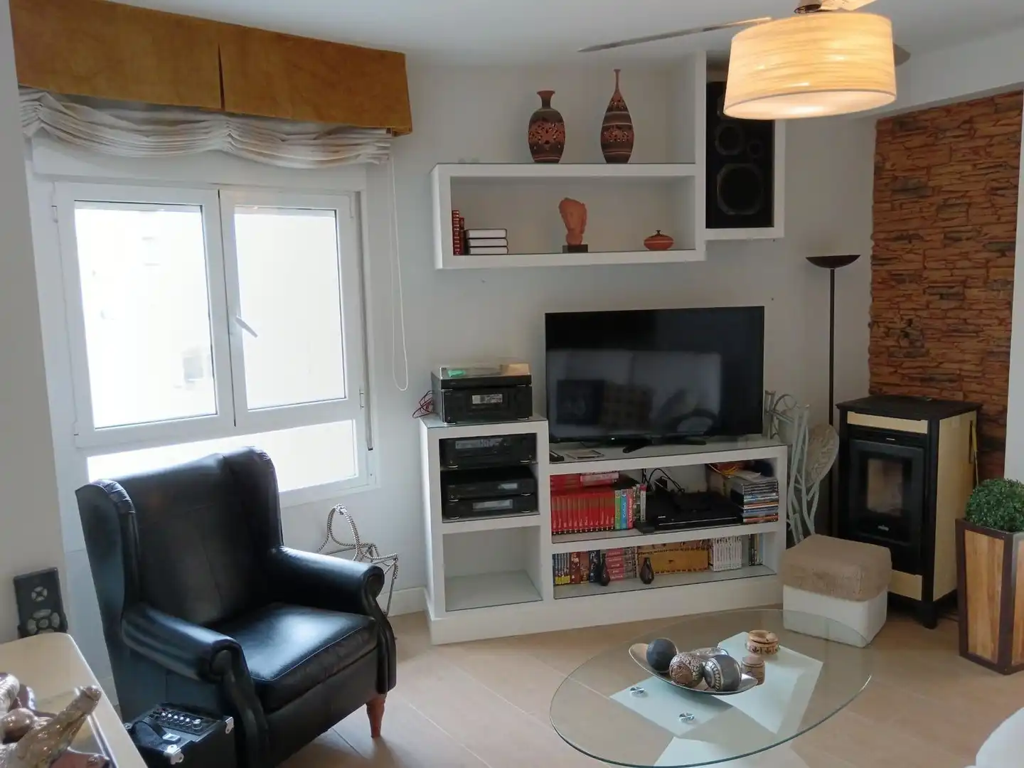 Living room of Flat for sale in Vera  with Furnished