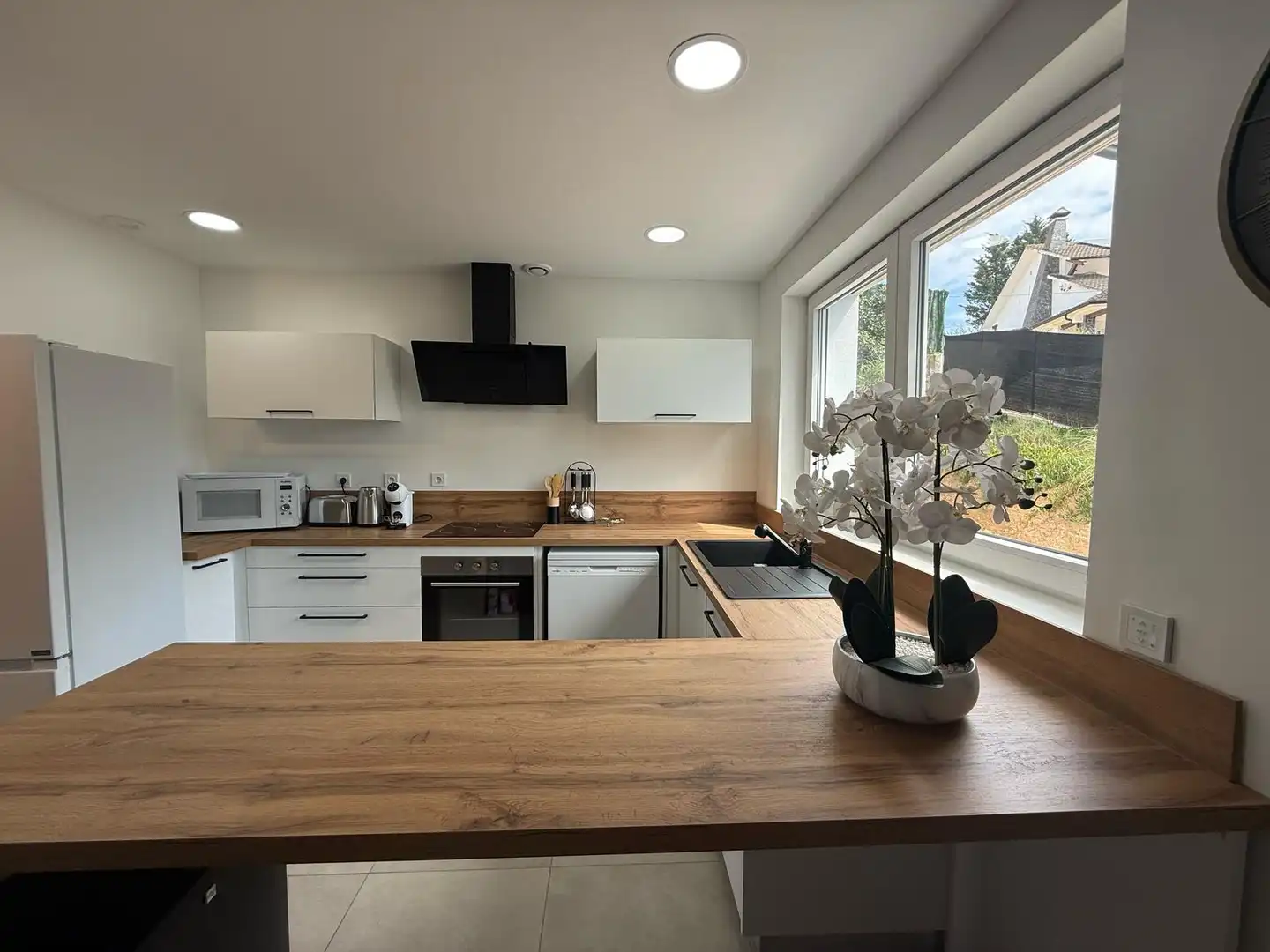 Cocina de Casa o chalet en venta en Vidreres con Calefacción, Jardín privado y Terraza
