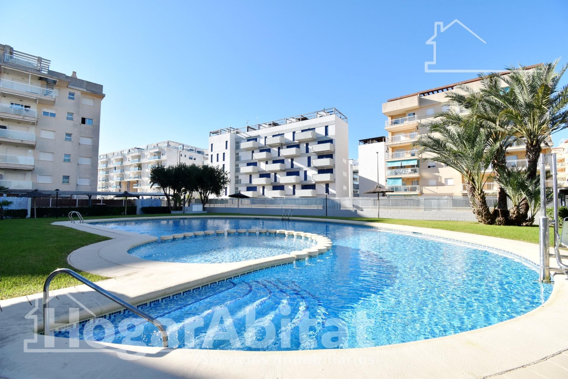 Swimming pool of Flat for sale in Daimús  with Terrace, Balcony and Community pool