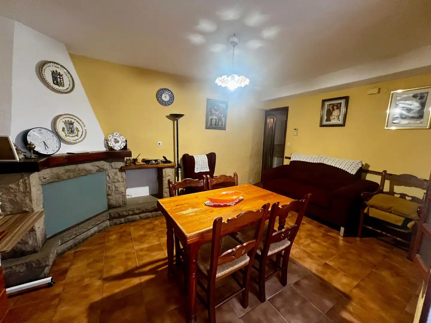 Sala de estar de Finca rústica en venta en Biar con Calefacción, Terraza y Trastero