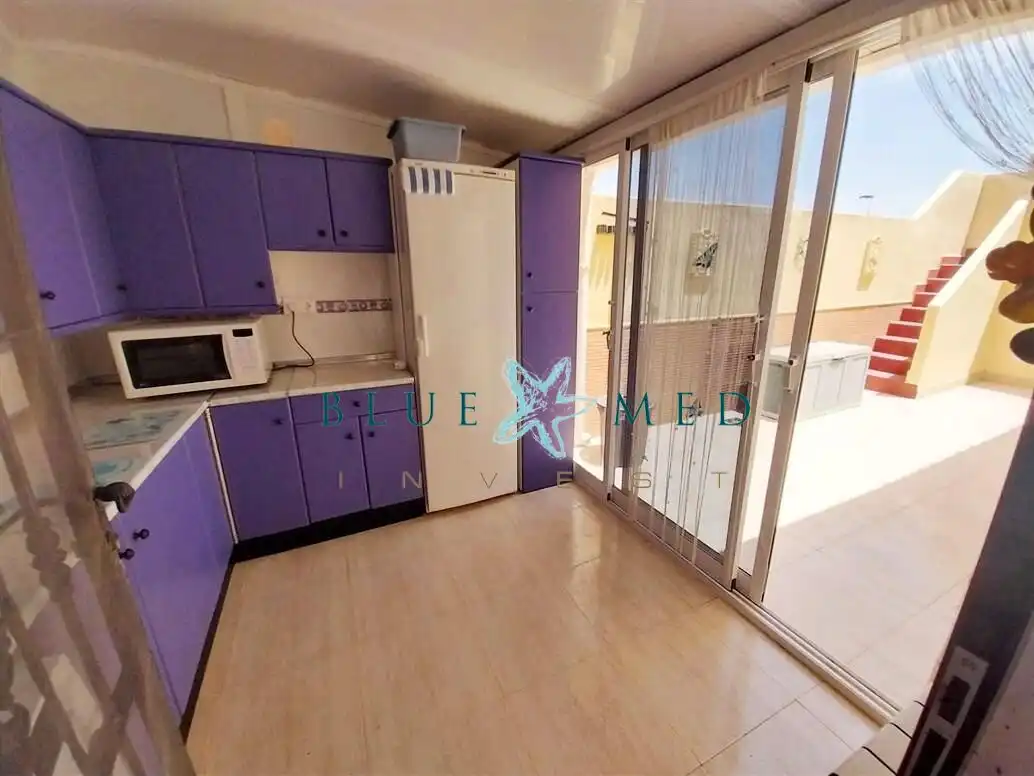 Terrassa de Casa o xalet en venda en Mazarrón amb Aire condicionat, Calefacció i Jardí privat