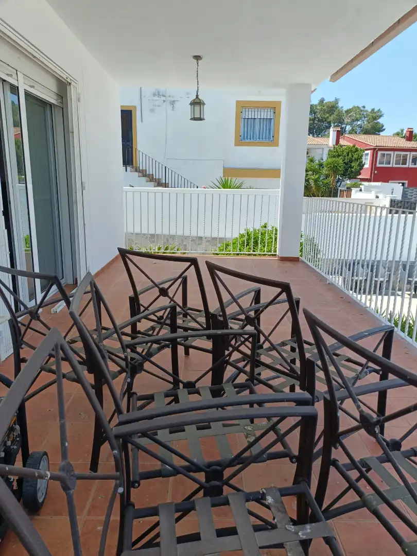 Terrassa de Casa adosada de lloguer en Montserrat amb Calefacció, Jardí privat i Parquet