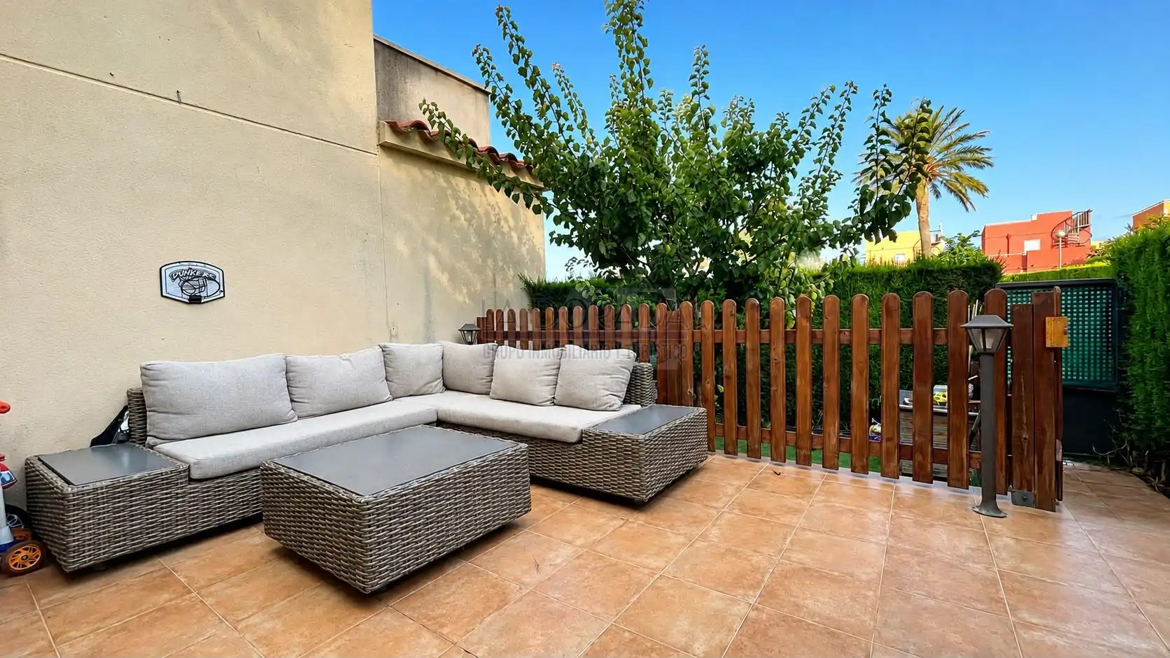 Terrasse von Einfamilien-Reihenhaus zum Verkauf in Mont-roig del Camp mit Klimaanlage, Terrasse und Abstellraum