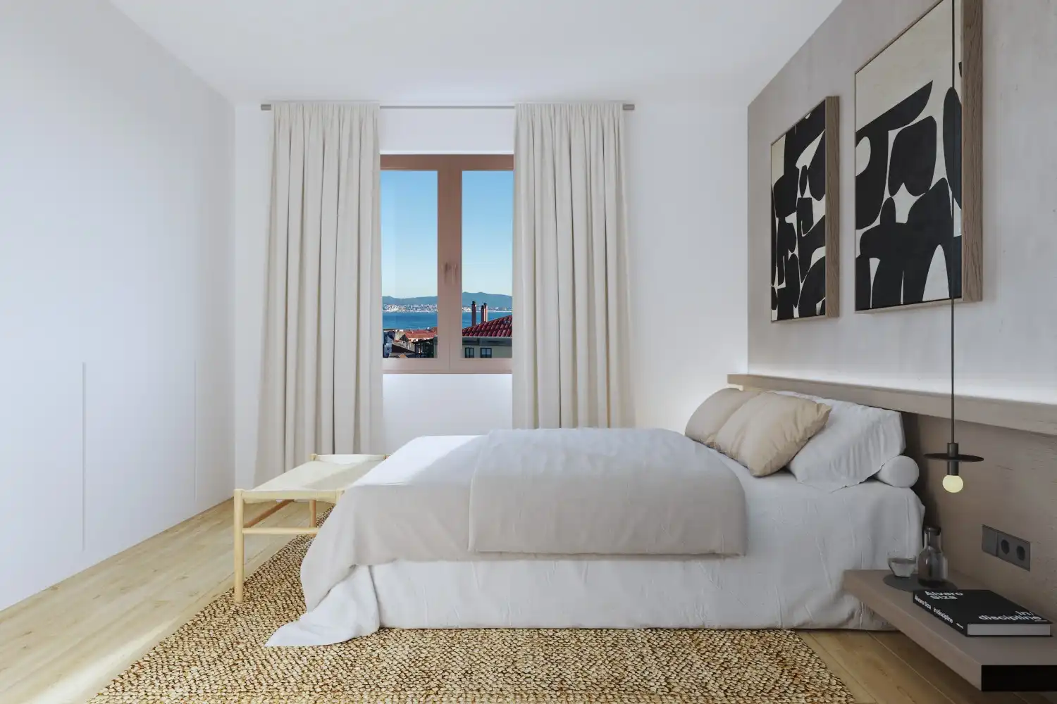 Habitación de Ático en venta en Moaña con Calefacción y Balcón