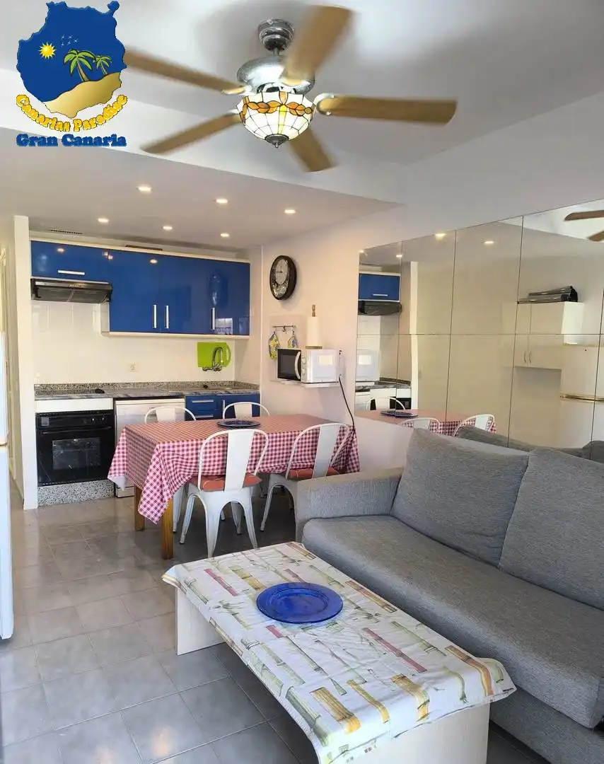 Cocina de Casa adosada en venta en Mogán con Jardín privado, Terraza y Amueblado