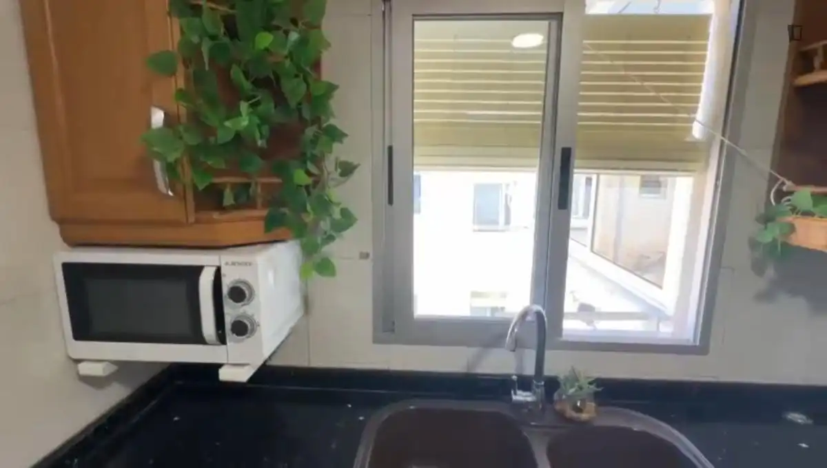 Cocina de Apartamento para compartir en Alicante / Alacant con Aire acondicionado, Amueblado y Horno