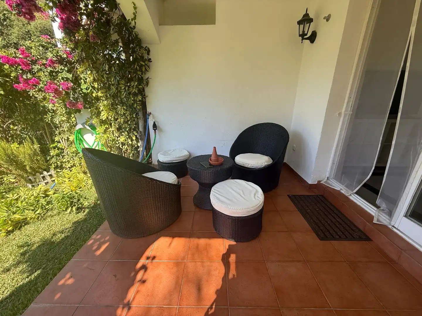 Terrassa de Planta baixa de lloguer en Marbella amb Aire condicionat, Terrassa i Piscina