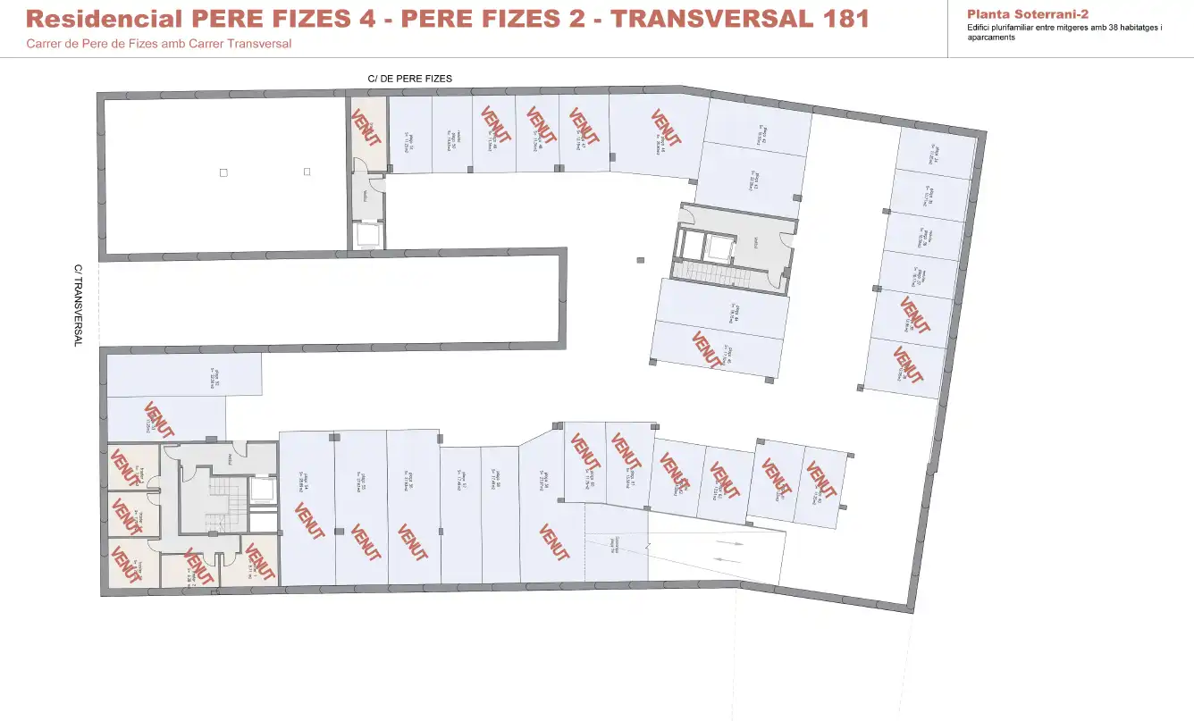 Einzelparkplatz mit Aufzug zum Verkauf in Carrer Transversal, imagen 8