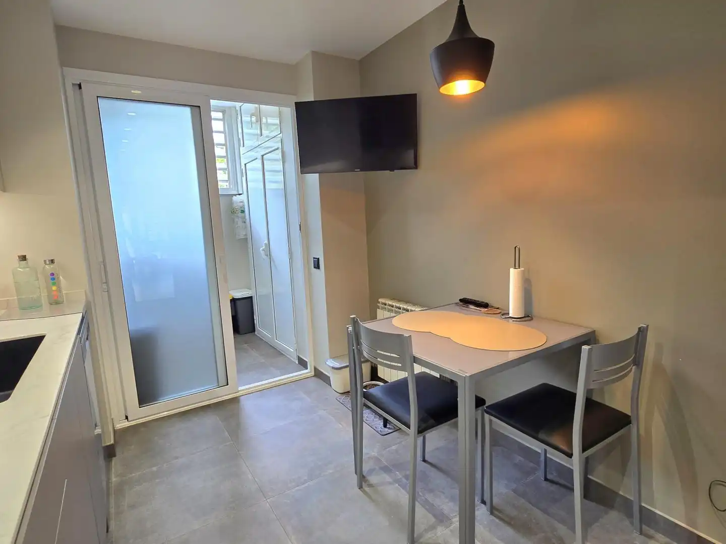 Esszimmer von Wohnung zum Verkauf in Montgat mit Klimaanlage, Heizung und Parkett