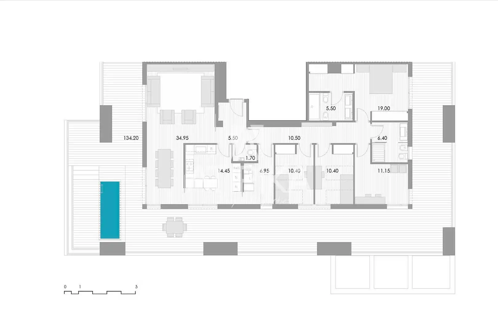 Ático con piscina en venta en Finestrelles, imagen 73