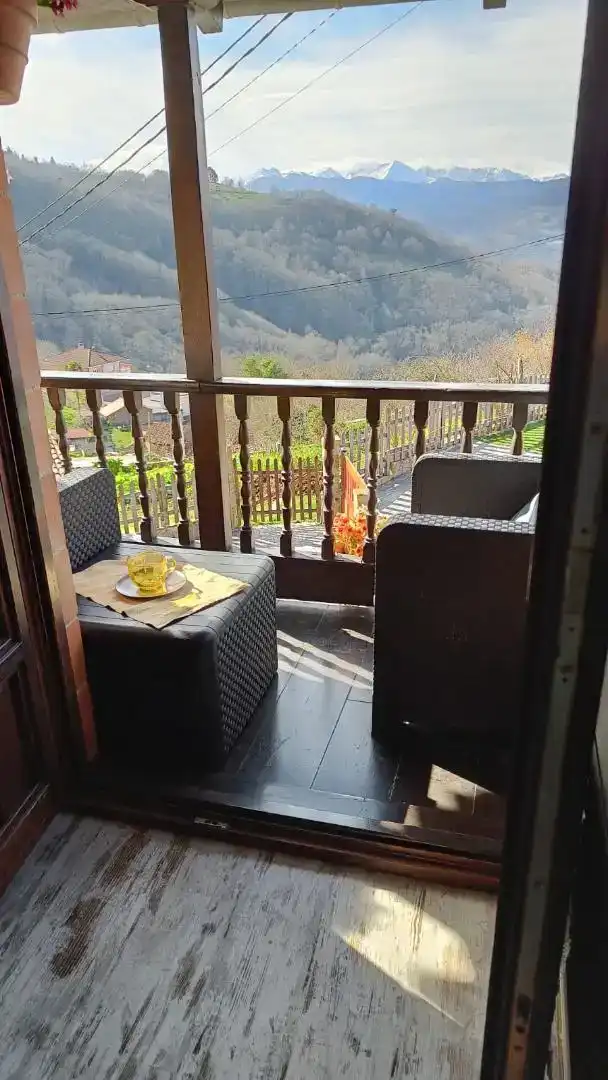 Terrassa de Finca rústica en venda en Mieres (Asturias) amb Balcó