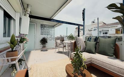 Terrace of Attic for sale in  Barcelona Capital  with Air Conditioner, Heating and Parquet flooring