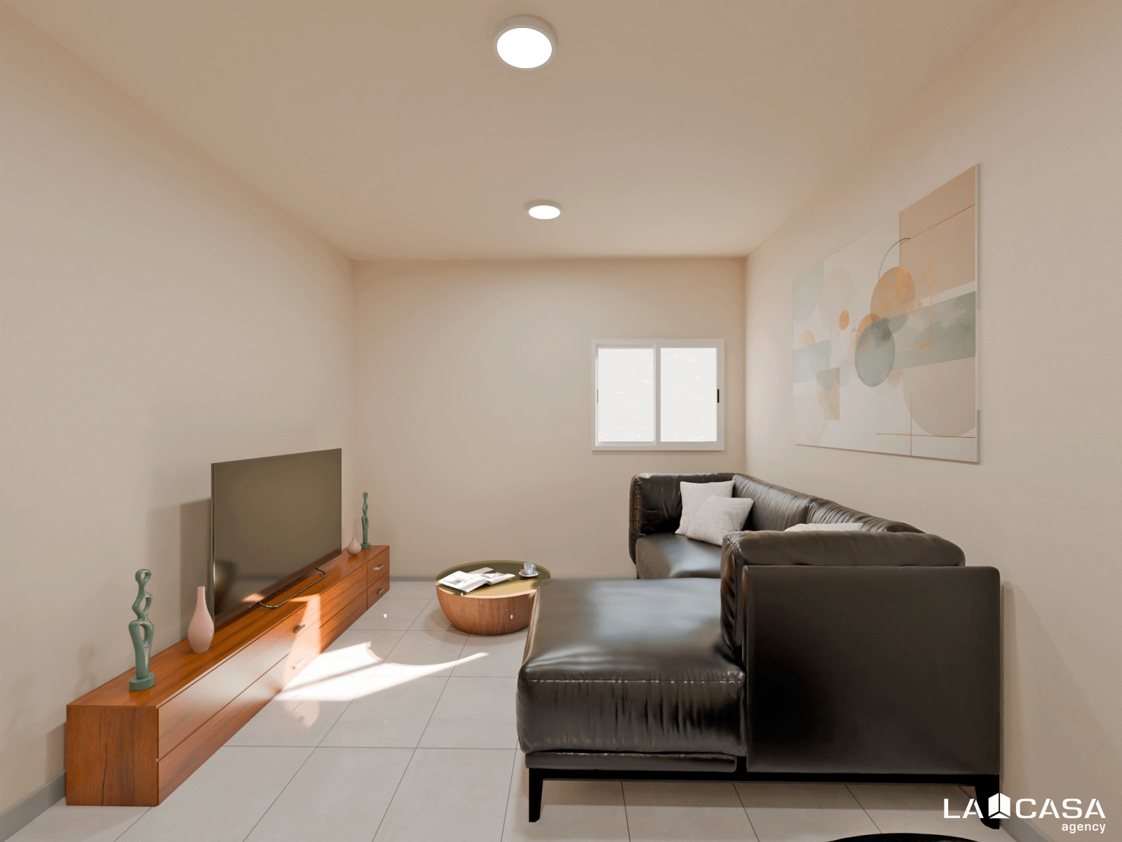 Sala d'estar de Pis en venda en Esplugues de Llobregat