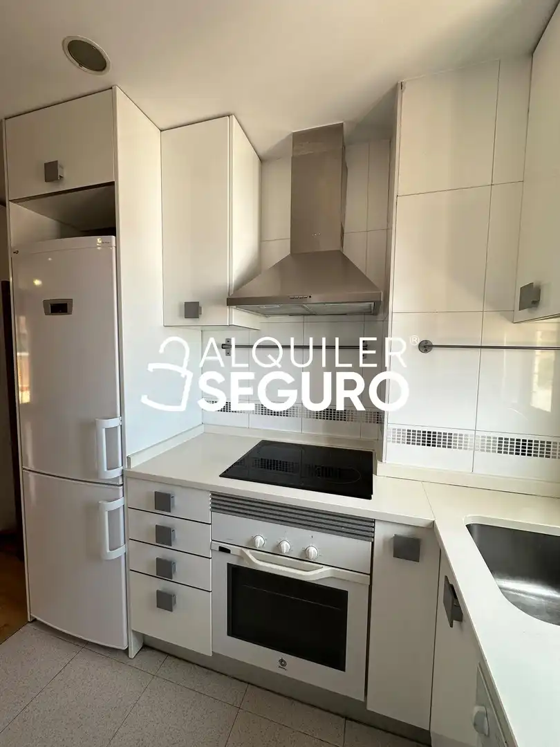 Kitchen of Flat for rent in Madrid  with Air Conditioner, Heating and Terrace