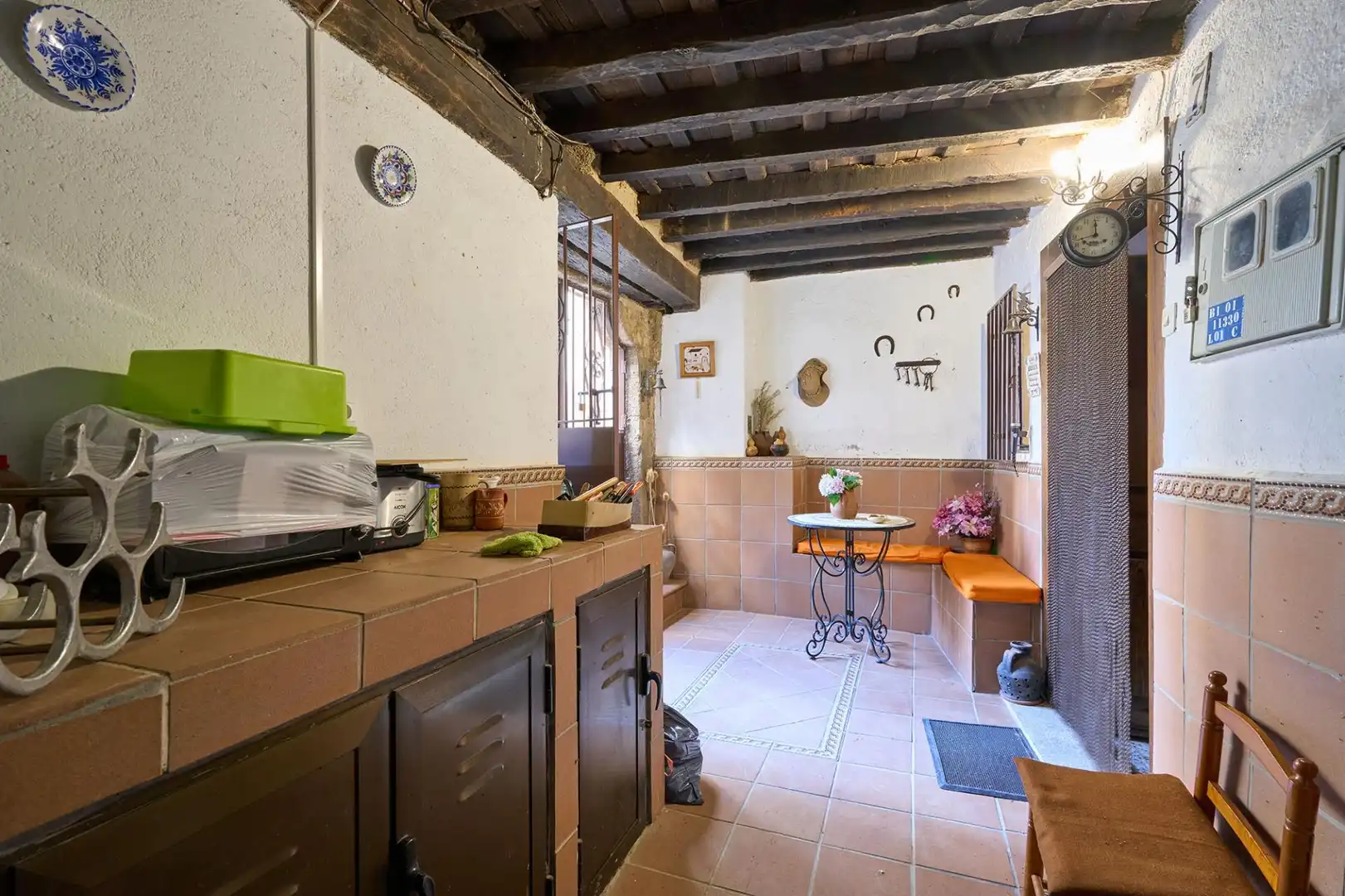 Cuina de Casa o xalet en venda en Navacarros amb Jardí privat i Piscina