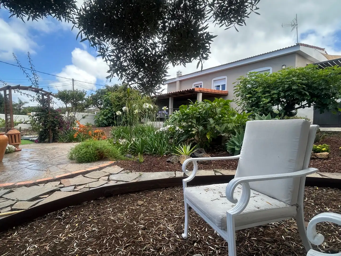 Terrace of Houses for rent in Tacoronte  with Air Conditioner, Private garden and Terrace