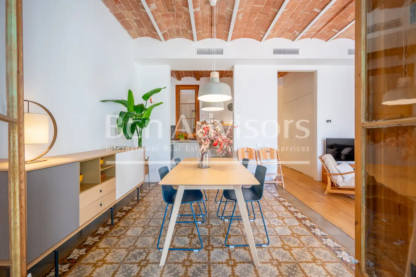 Vista exterior de Piso en venta en Barcelona con Aire acondicionado, Calefacción y Parquet