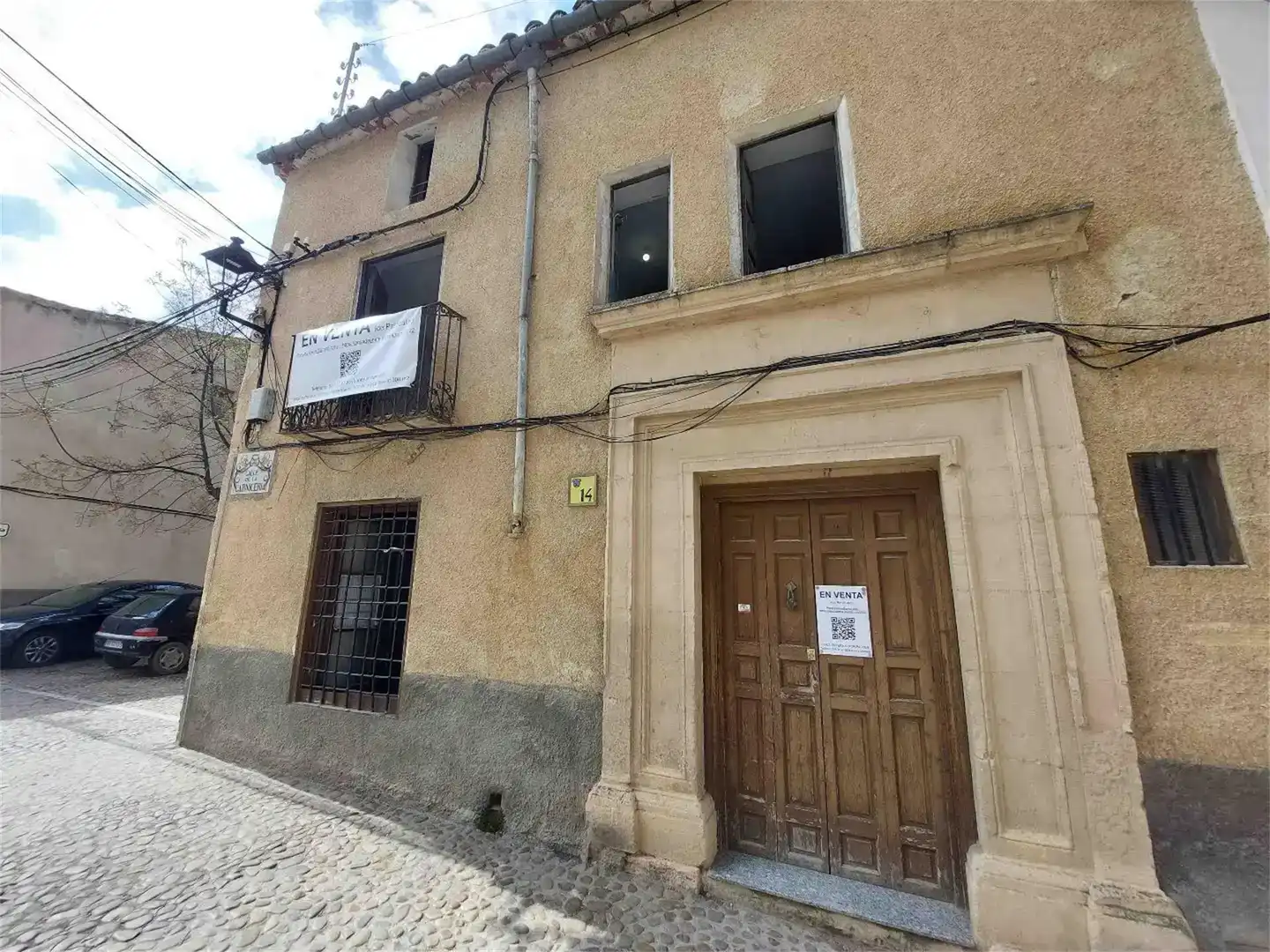 Vista exterior de Casa o xalet en venda en Yeste amb Traster i Balcó