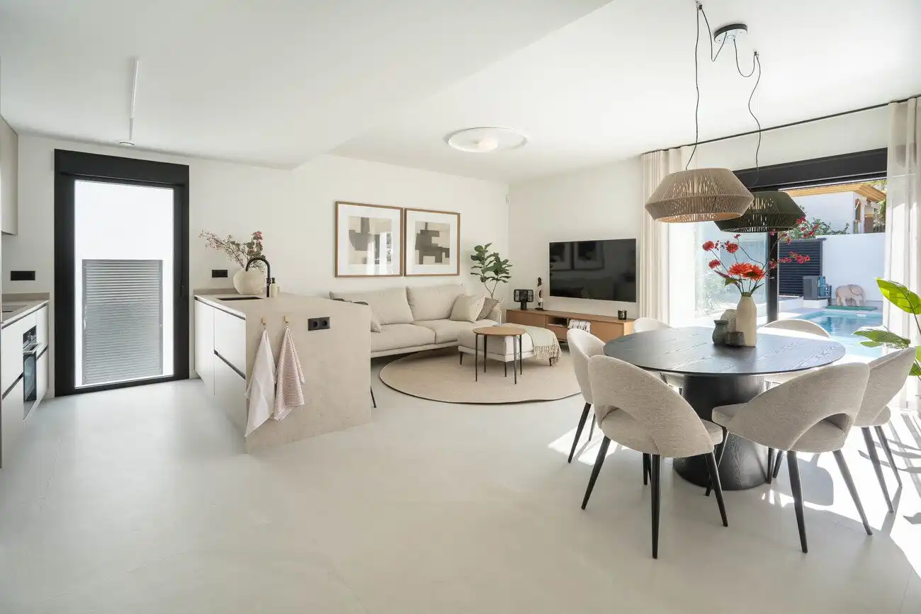 Sala d'estar de Casa o xalet en venda en Rojales amb Calefacció, Terrassa i Piscina