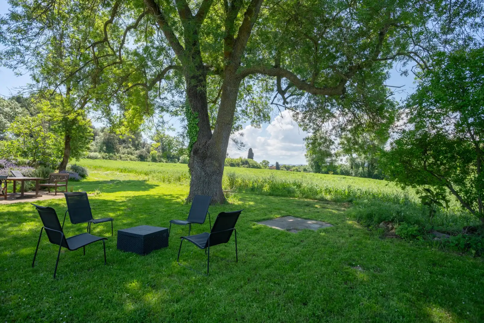 Garden of Houses for sale in Vilademuls  with Air Conditioner, Heating and Terrace
