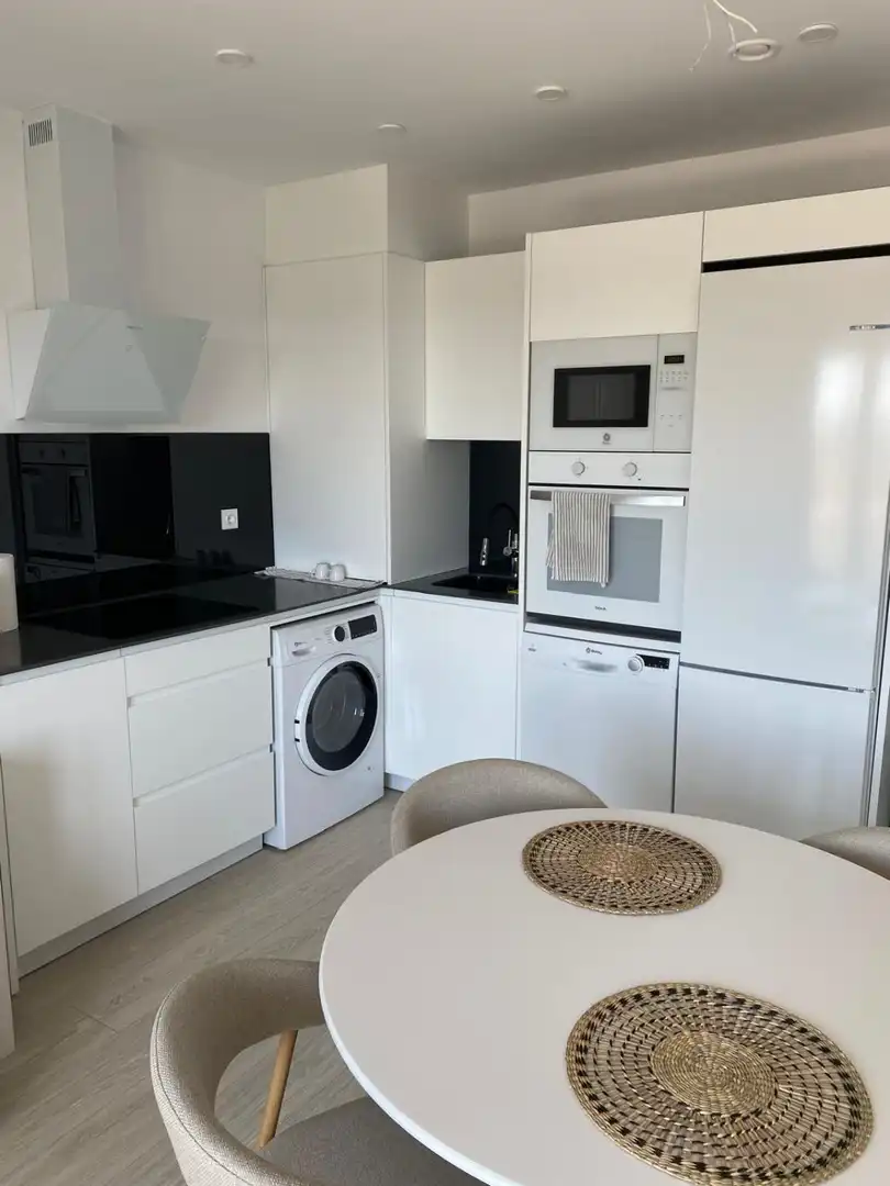 Cocina de Piso de alquiler en Sant Joan d'Alacant con Aire acondicionado, Terraza y Trastero