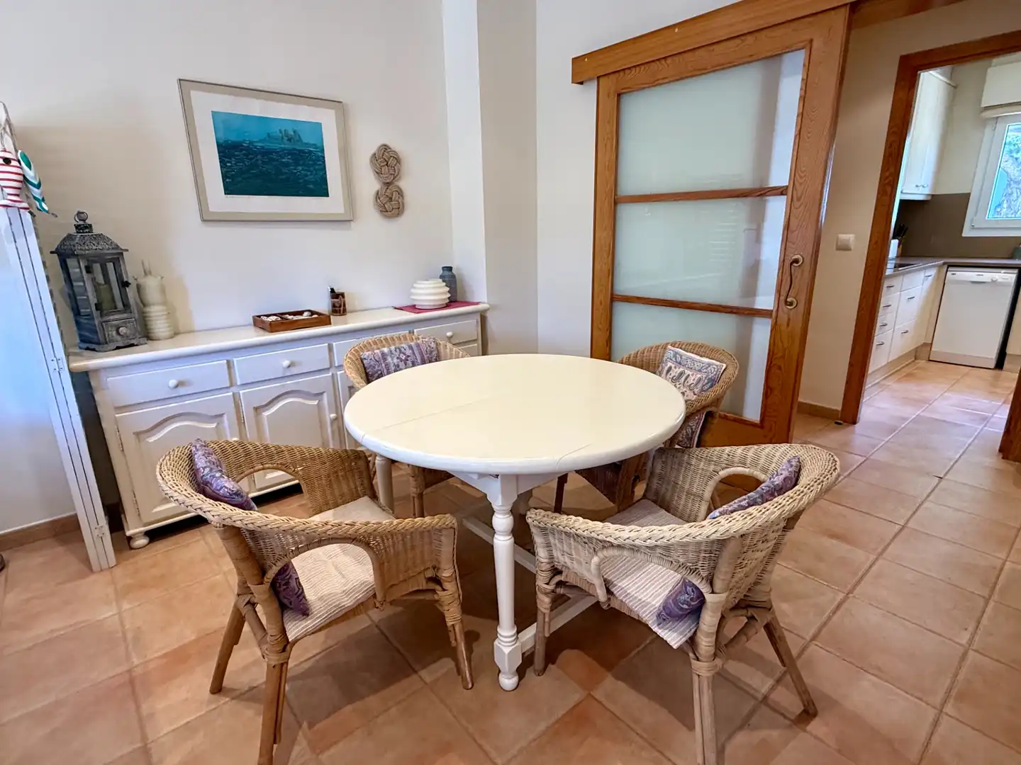 Esszimmer von Wohnungen zum Verkauf in Palafrugell mit Klimaanlage, Terrasse und Gemeinschaftspool