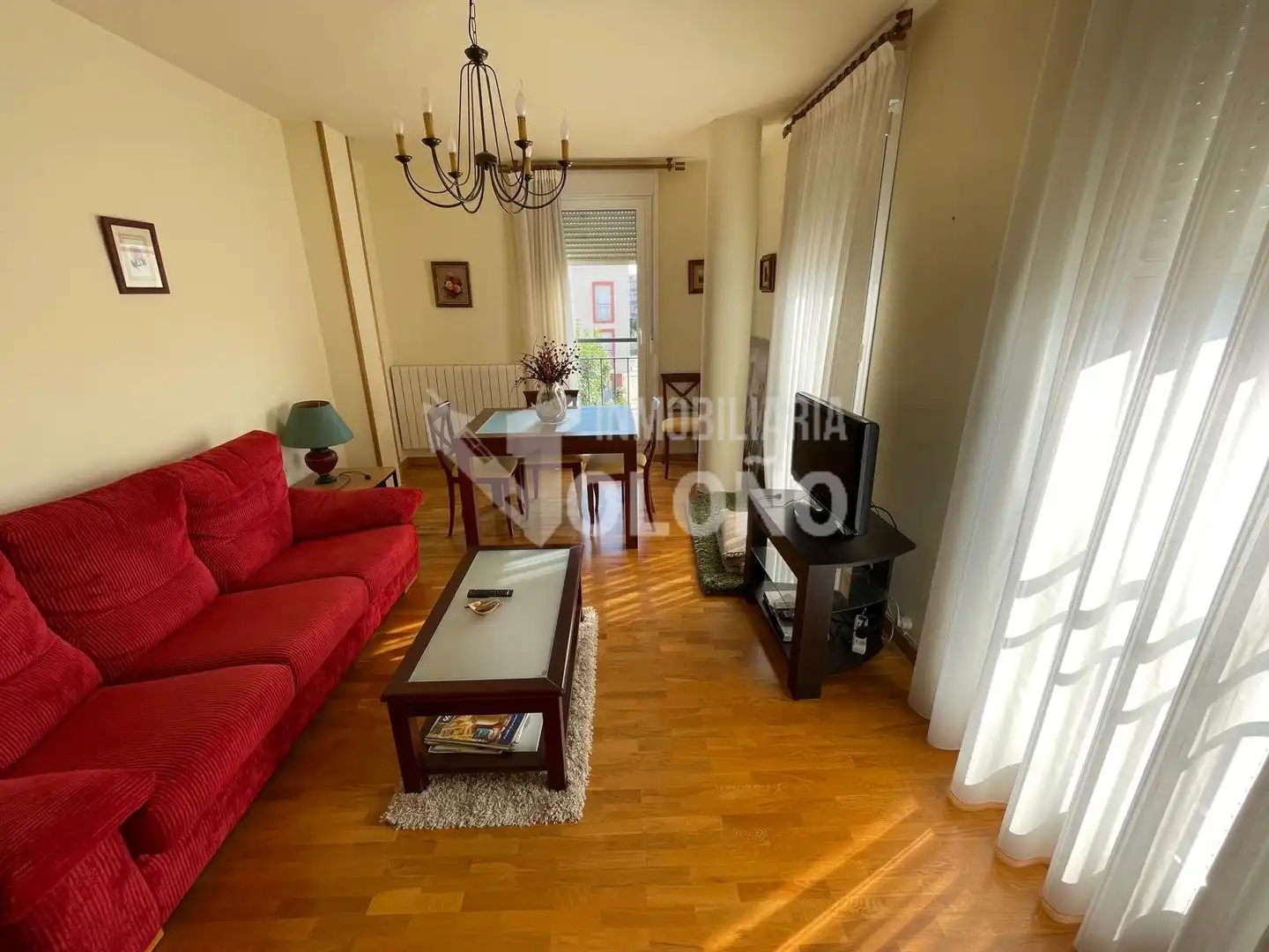 Sala de estar de Apartamento en venta en Casalarreina con Calefacción, Parquet y Trastero