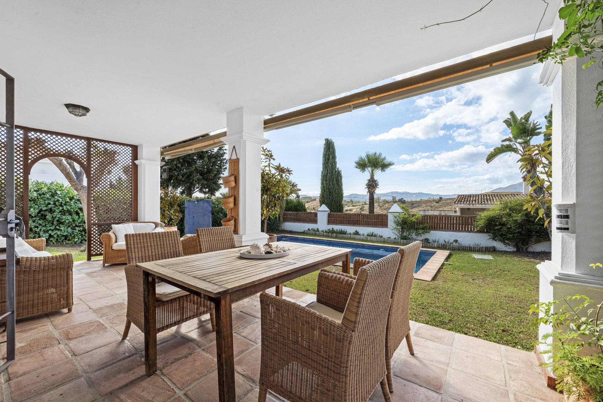 Terrace of House or chalet for sale in Mijas  with Air Conditioner, Private garden and Terrace