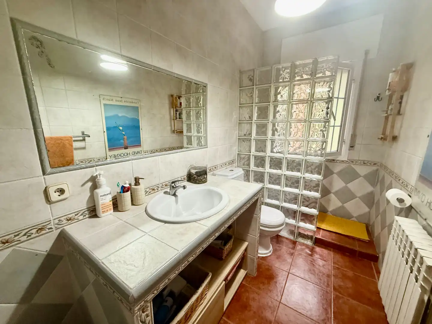 Baño de Casa o chalet en venta en Poblete con Aire acondicionado, Jardín privado y Piscina