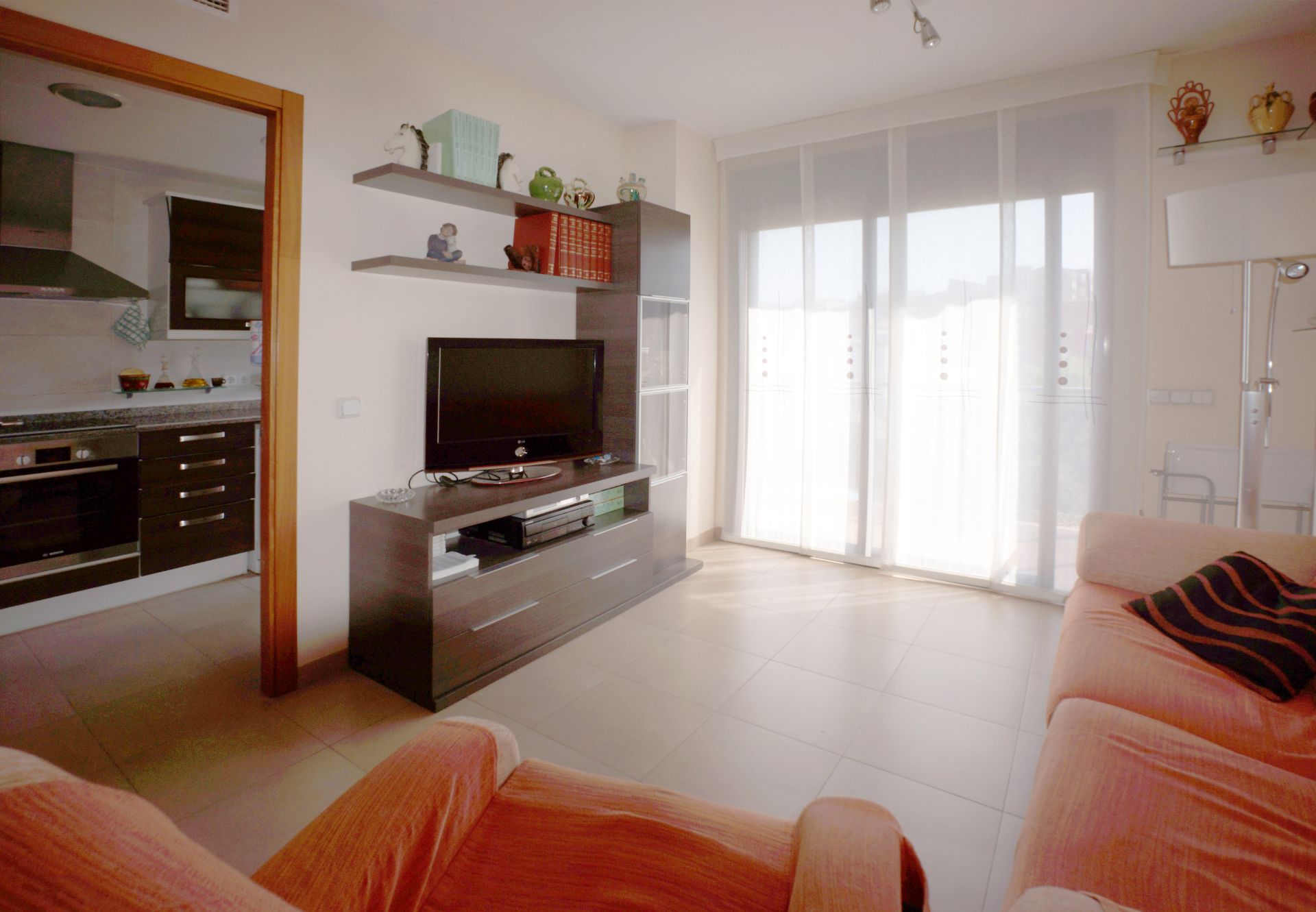 Living room of Attic for sale in Sant Feliu de Guíxols  with Air Conditioner, Heating and Terrace