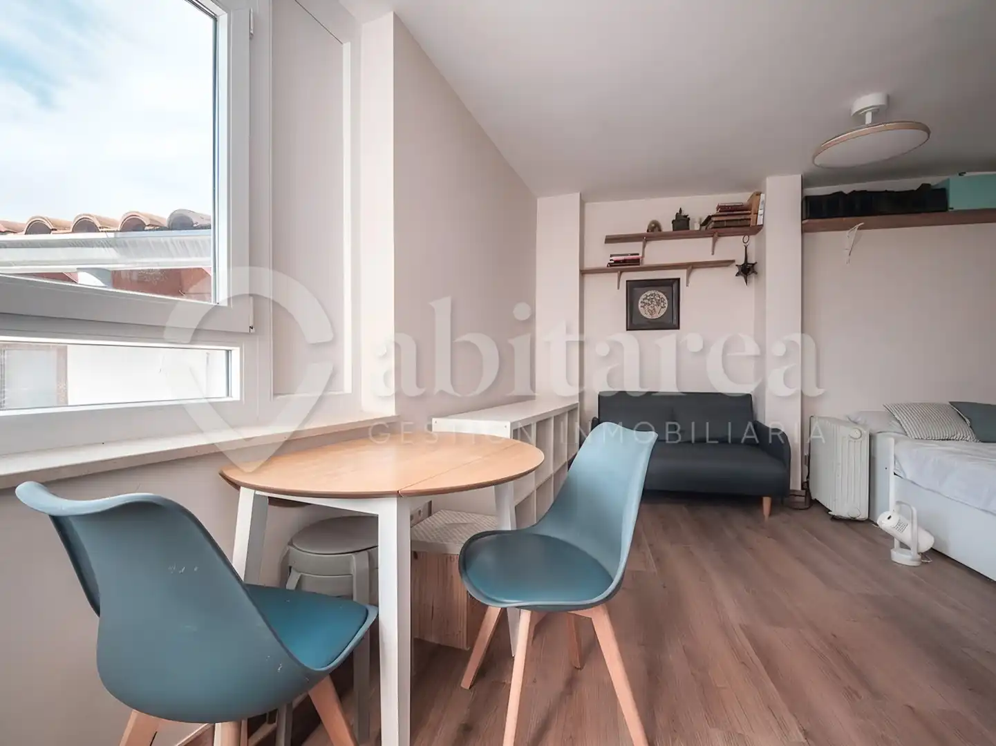 Terraza de Estudio de alquiler en Santander con Calefacción, Amueblado y Horno