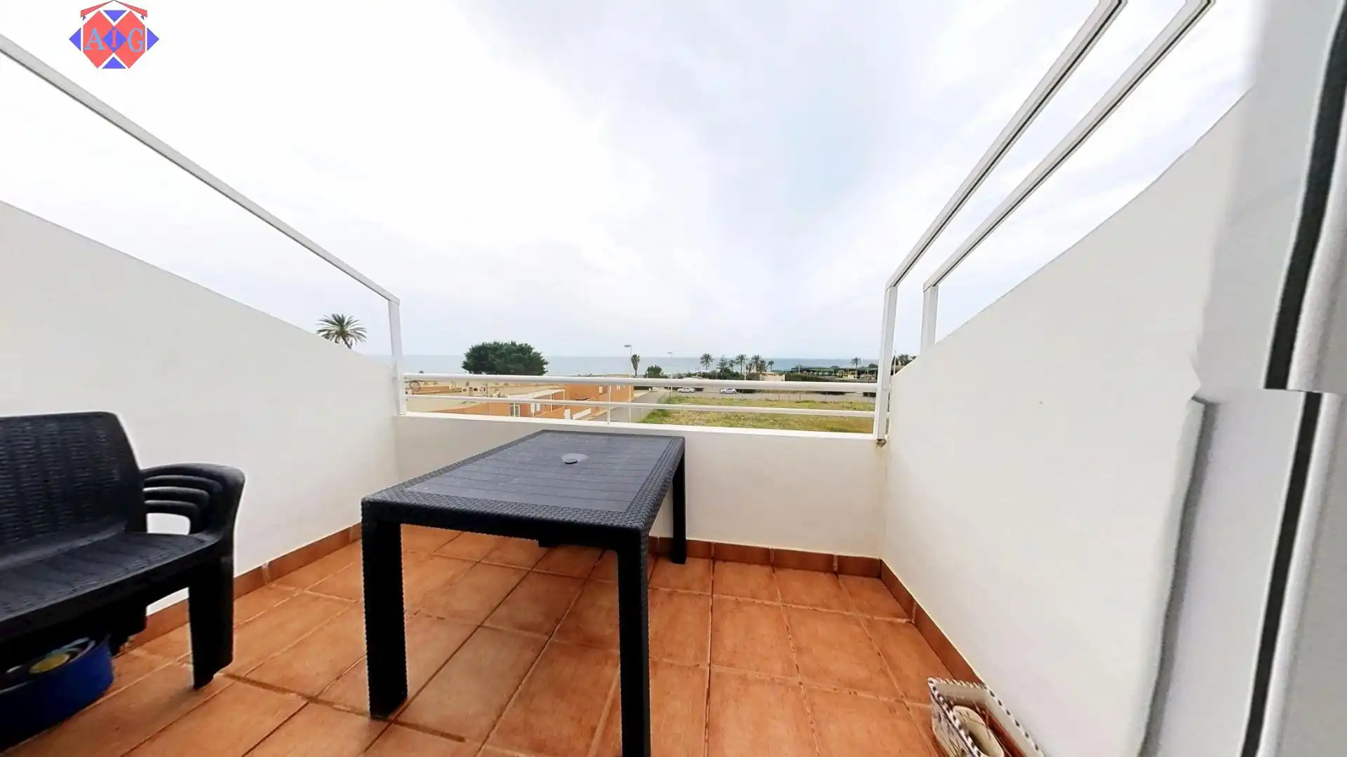 Terrasse von Dachboden zum Verkauf in Lújar mit Klimaanlage, Terrasse und Möbliert