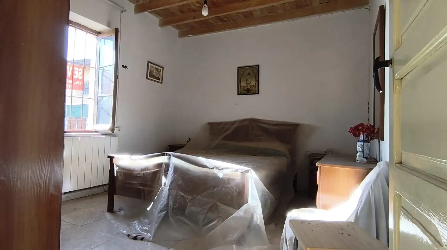Dormitori de Casa o xalet en venda en Santa María del Monte de Cea amb Calefacció, Jardí privat i Moblat