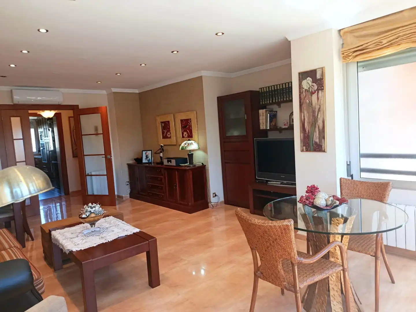 Wohnzimmer von Wohnungen zum Verkauf in Alicante / Alacant mit Klimaanlage, Heizung und Alarm