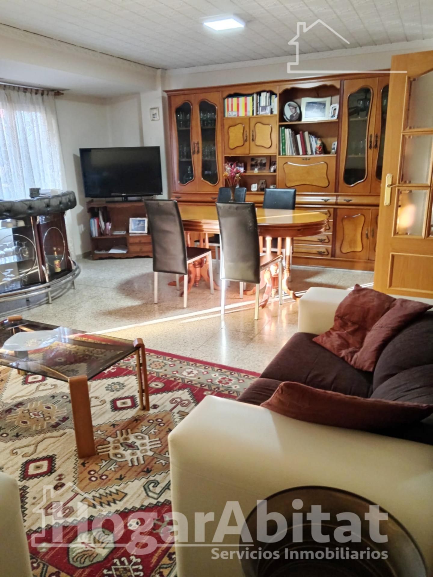 Living room of Flat for sale in Moncada  with Air Conditioner, Terrace and Balcony
