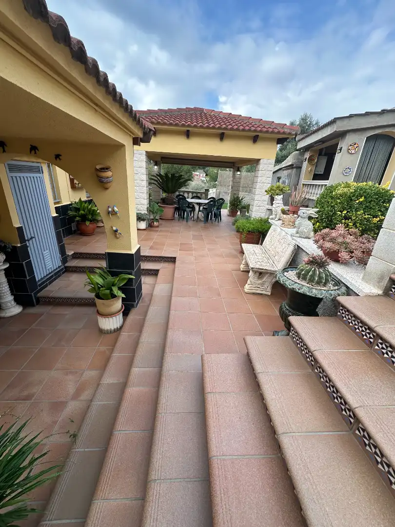 Terraza de Casa o chalet en venta en Castellet i la Gornal con Aire acondicionado, Calefacción y Jardín privado