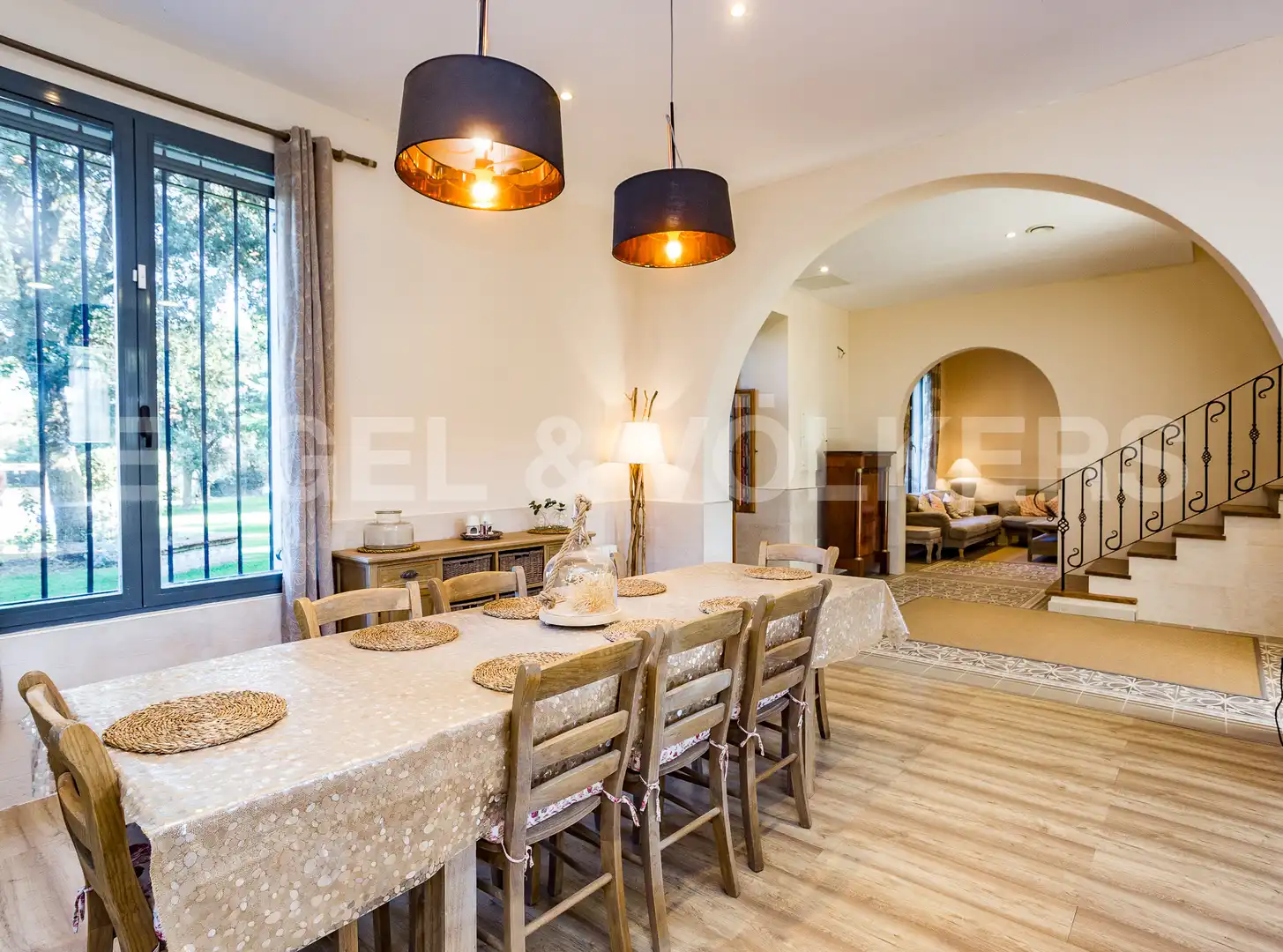 Dining room of Country homes for sale in Llinars del Vallès  with Air Conditioner, Heating and Private garden